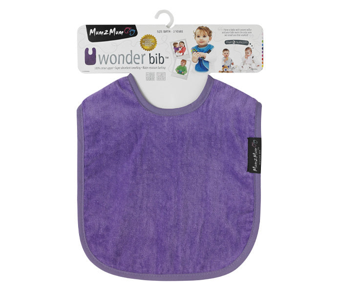 Mum 2 Mum: Standard Wonder Bib - Purple