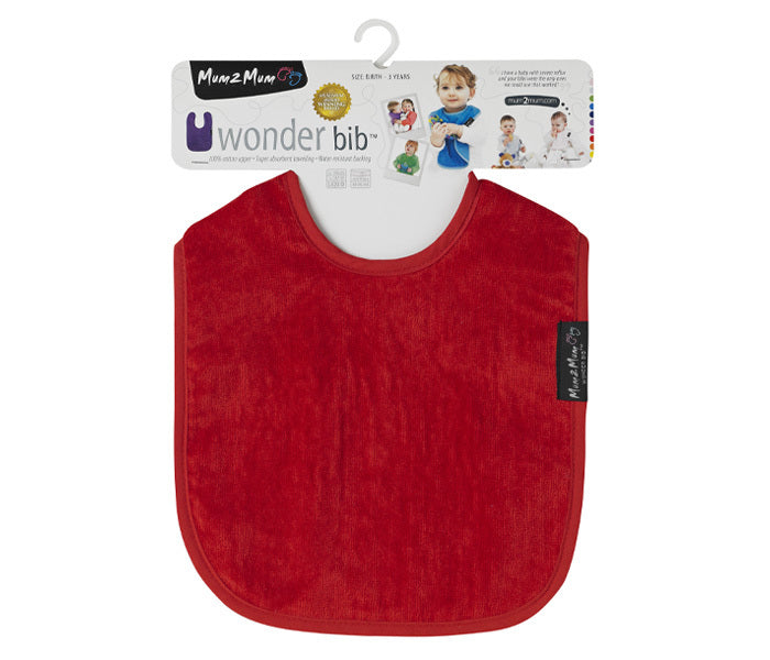 Mum 2 Mum: Standard Wonder Bib - Red