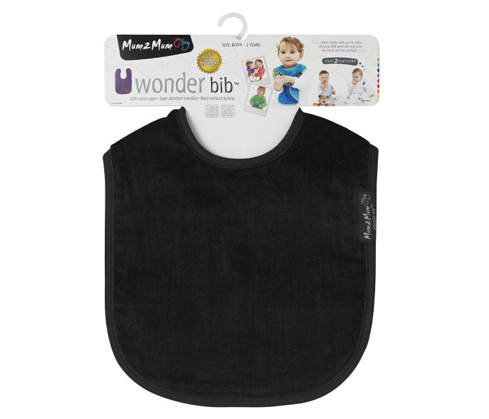 Mum 2 Mum: Standard Wonder Bib - Black