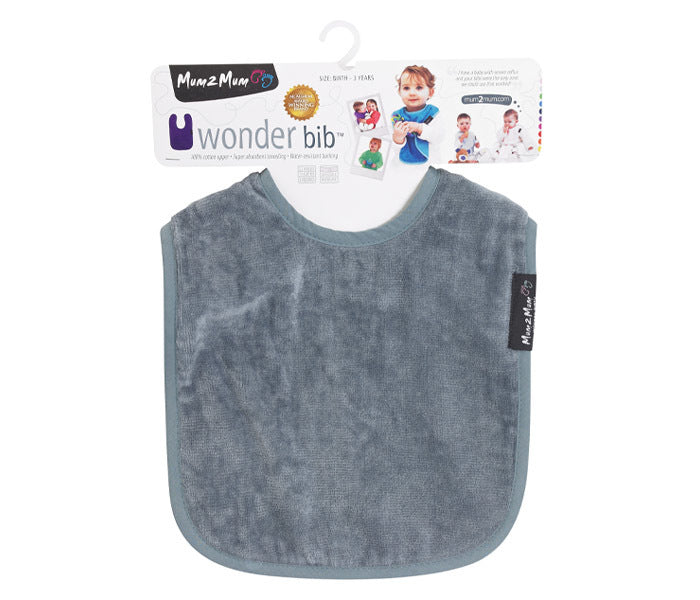 Mum 2 Mum: Standard Wonder Bib - Grey