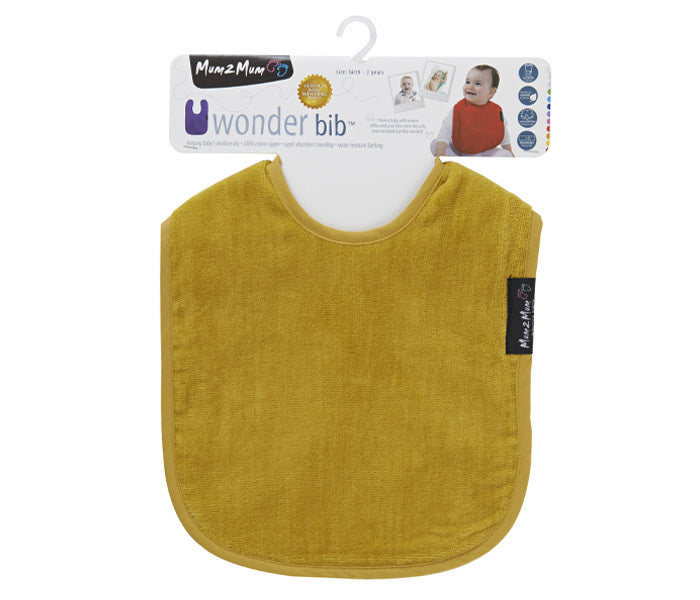 Mum 2 Mum: Standard Wonder Bib - Mustard