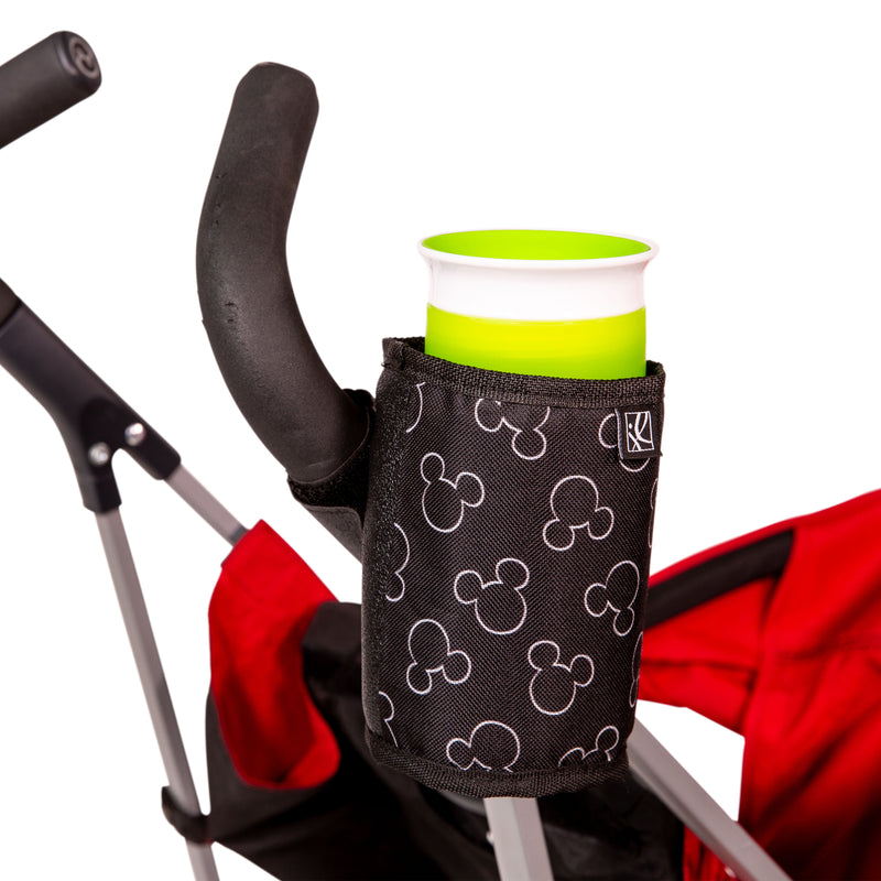 JL Childress: Disney Mickey Mouse Cup 'N Stuff Stroller Cup Holder - Black