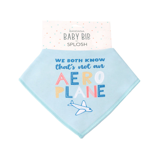 Splosh: Baby Aeroplane Bib