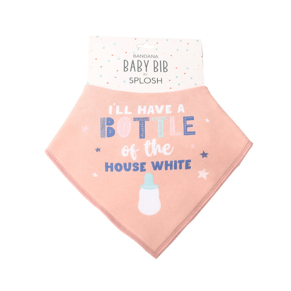 Splosh: Baby House White Bib