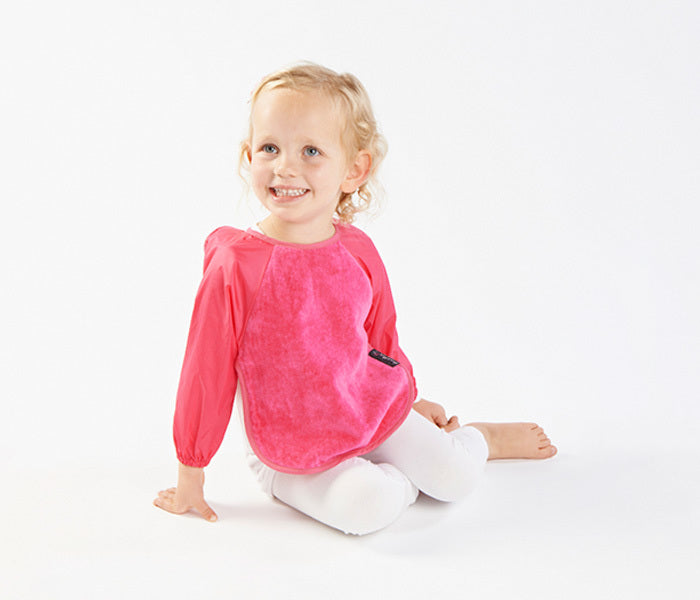 Mum 2 Mum: Sleeved Wonder Bib (Large) - Cerise