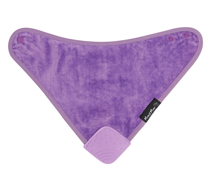 Mum 2 Mum: Teething Bandana Wonder Bib - Purple