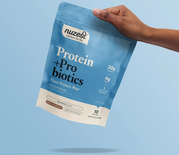 Nuzest Protein + Probiotics 300g Pouch (10 servings) Rich Chocolate