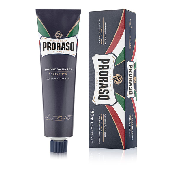 Proraso: Blue Shaving Cream Tube - Protect & Moisturise (150ml)
