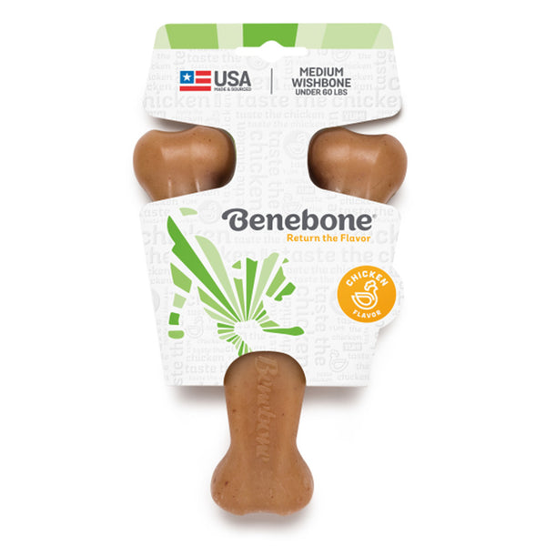 Benebone: Wishbone Chicken Dog Toy - Medium