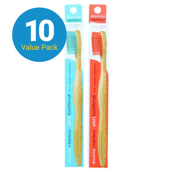 Absolute Bamboo: Toothbrush (10 Pack)