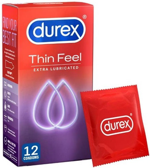 Durex: Thin Feel Ultra Thin Condoms (12 Pack)