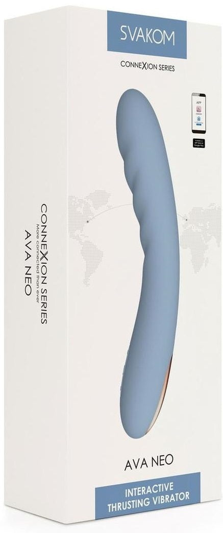 Svakom: Ava Neo Vibrator - Cornflower Blue