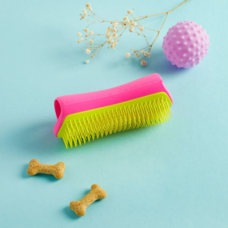 Pet Teezer: Detangling Brush - Pink/Yellow