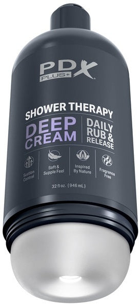 PDX: Plus Shower Therapy Stroker - Deep Cream (Frosted)