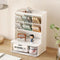 STORFEX Plastic Cosmetic Storage with Drawers - White