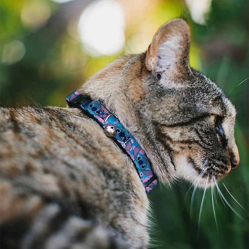 Lilo & Stitch Stitch: Flip Expressions - Breakaway Cat Collar With Bell