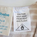 Woolbabe: 3-Seasons Sleeping Suit - Dune Sunburst (2 Years) in Cream
