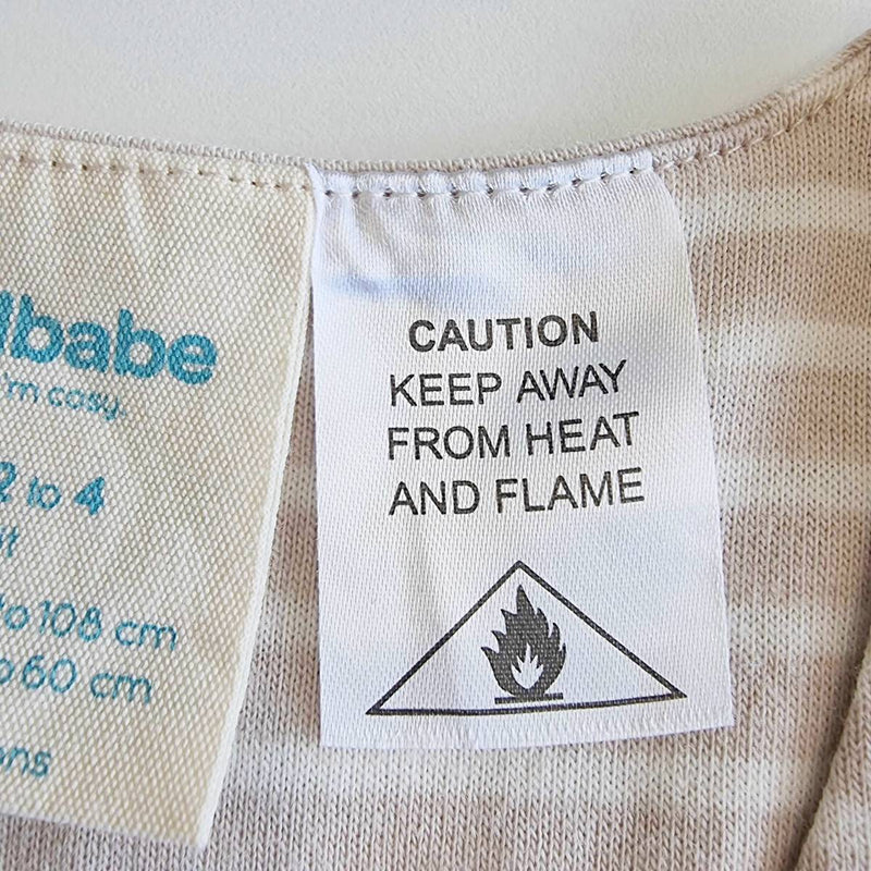 Woolbabe: 3-Seasons Sleeping Suit - Dune Sunburst (1 Year) in Cream