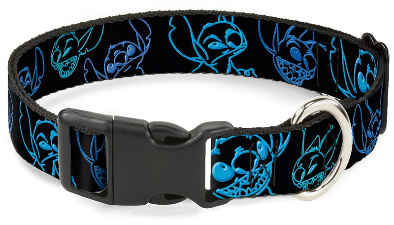 Disney: Electric Stitch - Plastic Clip Collar (1.5" Small)