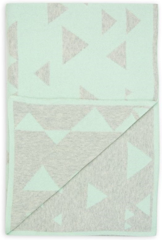 Little Linen: Cotton Cot Knit Blanket - Sega