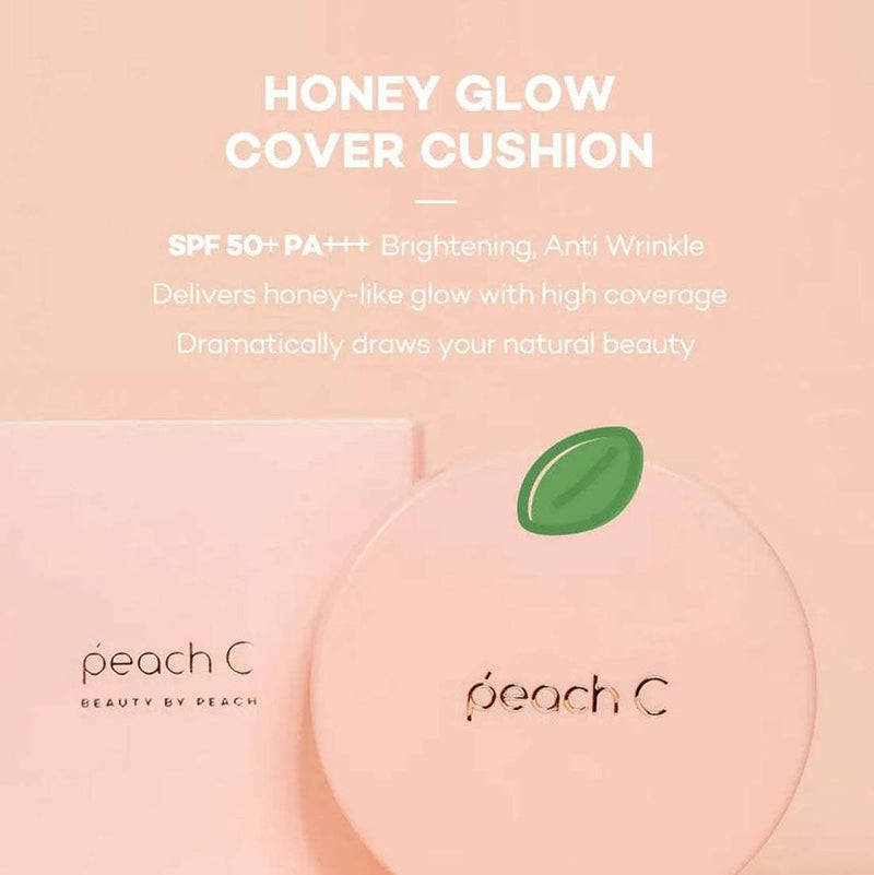 Peach C: Honey Glow Cover Cushion -