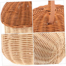 Nursery Set of 2 Rattan Acorn Storage Baskets