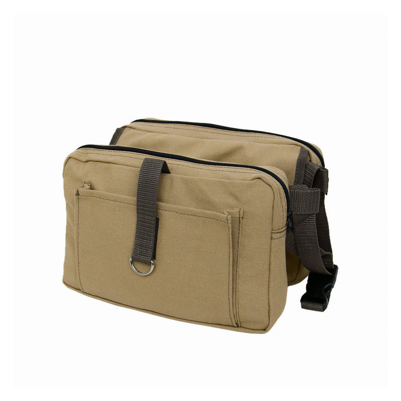 PETSWOL Dog Saddle Storage Bag - Khaki