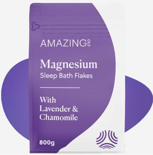 Amazing Oils: Magnesium Sleep Bath Flakes (800g)