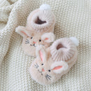 SnuggUps: Baby Animal Slippers - Bunny (Medium) in Cream