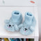 SnuggUps: Baby Animal Slippers - Dog (Large) in Blue