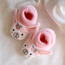 SnuggUps: Baby Animal Slippers - Llama (Large) in Pink