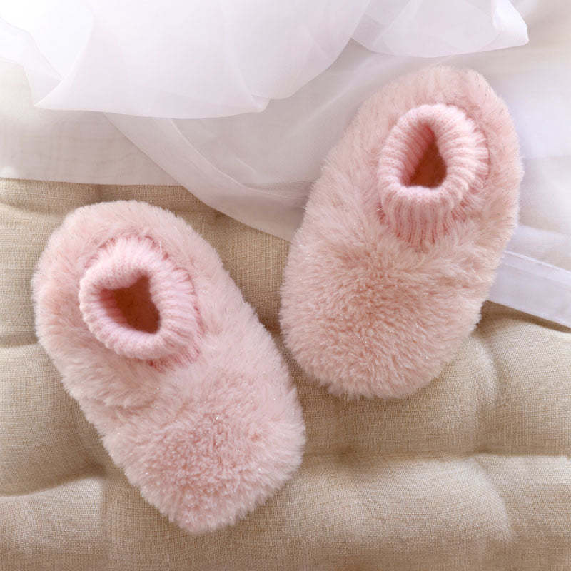 SnuggUps: Toddler Slippers - Metallic Pink (X-Large)