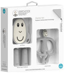 Matchstick Monkey: Teether Starter Set - Cool Grey