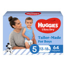 Huggies Ultra Dry Walker Boy Nappies Jumbo Pack - Size 5 (64 Pack)