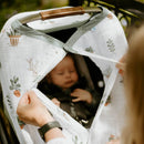 Little Unicorn: Muslin Car Seat Canopy V2 - Prickle Pots