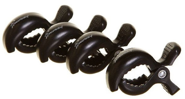 Dreambaby: Strollerbuddy Stroller Clips - Black (4 Pack)