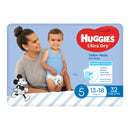 Huggies Ultra Dry Walker Boy Nappies - Size 5 (32 Pack)