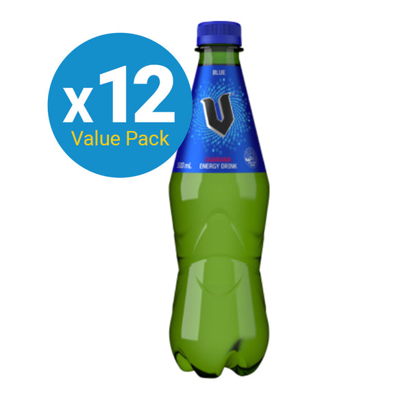 V Blue PET Bottles - 500ml (12 Pack)