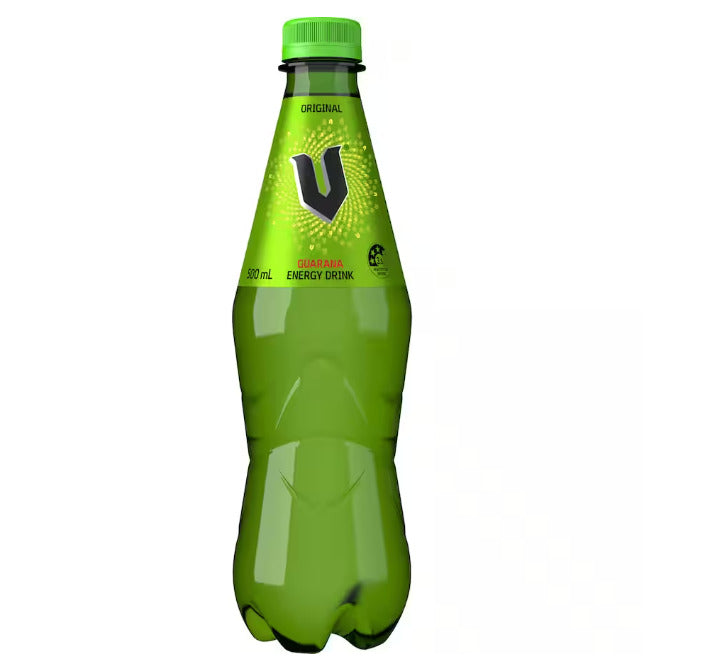 V Green Plastic Bottle 500ml (24 Pack)