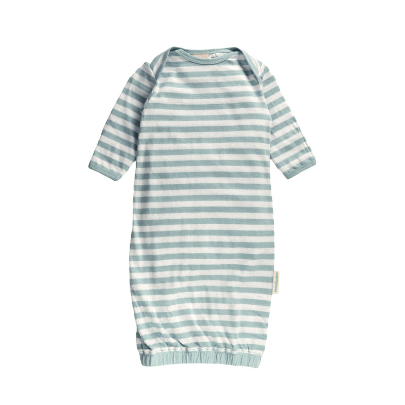 Woolbabe: Merino/Organic Cotton Gown - Tide (3-6 Months)