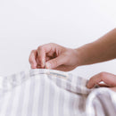 Woolbabe: Duvet Front Zip Merino/Organic Cotton Sleeping Bag - Pebble (3-24 Months)