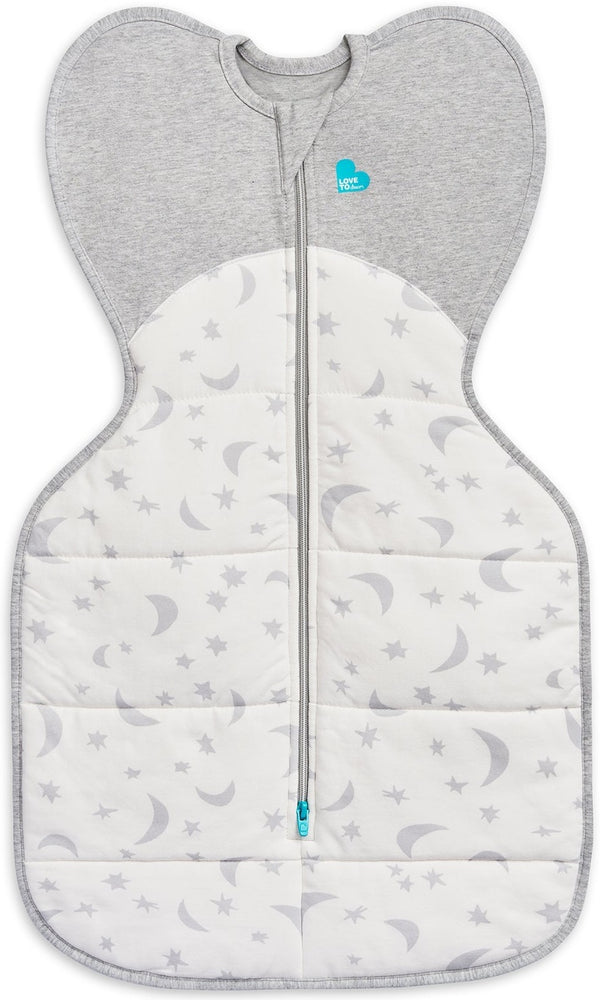 Love to Dream: Swaddle UP Cold 3.5 TOG - Moonlight White (Medium) (Suitable for 6-8.5kg)