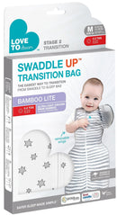 Love To Dream: Swaddle UP Transition Bag Bamboo Warm 0.2 TOG - Super Star (Large) (Suitable for 8.5-11kg)