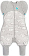 Love to Dream: Swaddle UP Transition Suit Cool 2.5 TOG - Daydream Grey (Large) (Suitable for 8.5-11kg)