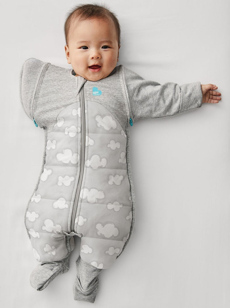 Love to Dream: Swaddle UP Transition Suit Cool 2.5 TOG - Daydream Grey (XL) (Suitable for 11-14kg)