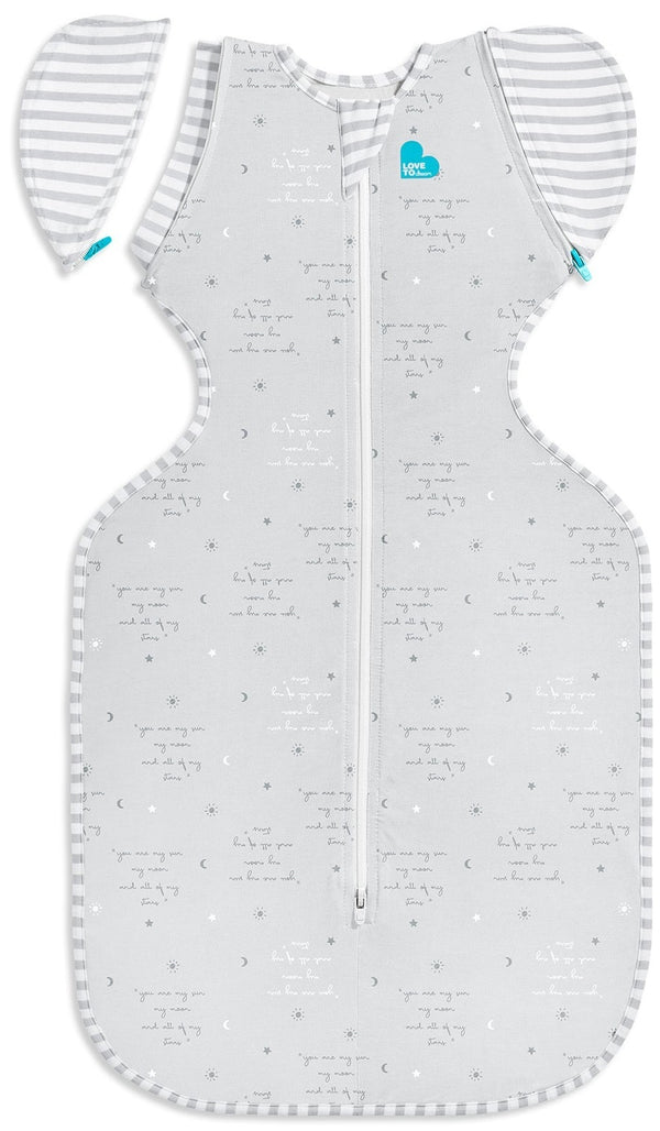 Love to Dream: Swaddle Up Transitions Bag Warm 0.2 TOG - "You Are My" (Large) (Suitable for 8.5-11kg)