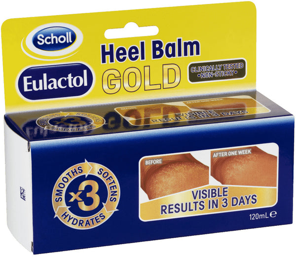 Scholl: Eulactol Cracked Heel Balm - Gold (120ml)