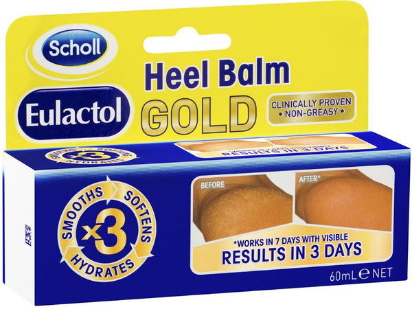 Scholl: Eulactol Cracked Heel Balm - Gold (60ml)