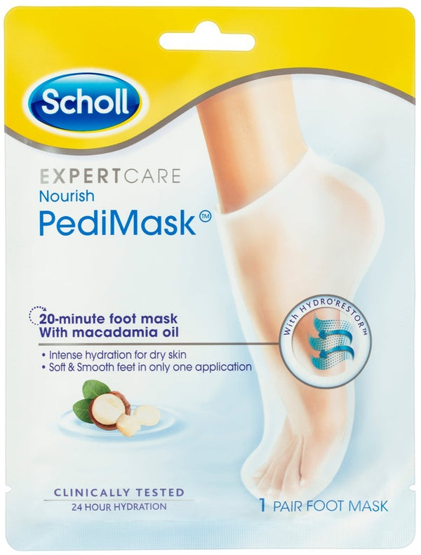 Scholl: ExpertCare Nourish PediMask - Dry Skin