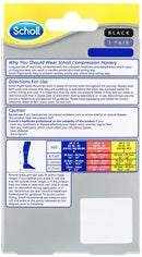 Scholl: Flight Socks Compression Hosiery - Black (Women's 8-11 Men's 6-9)